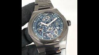 Preowned 2022 Girard Perregaux Laureato Skeleton Earth to Sky Edition 810153243232A Watch [upl. by Randolph]