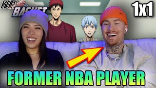 64quot ex NBA Player and Girlfriend REACT TO Kuroko no Basket For The First Time [upl. by Chappell]