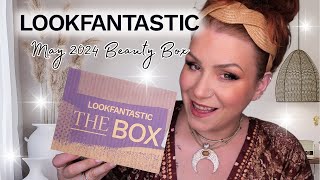 SPOILER LOOKFANTASTIC MAY 2024 BEAUTY SUBSCRIPTION BOX UNBOXING [upl. by Seagraves]