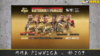 MMA Piwnica 209  Wspólne oglądanie gali KSW 89 Bartosiński vs Parnasse [upl. by Madden336]