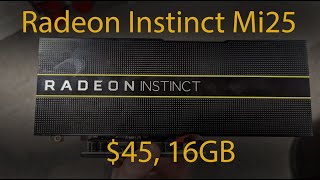 Radeon Instinct Mi25 hashrates 2023  16GB HBM2 Vega [upl. by Eiba]