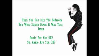 Michael Jackson Smooth Criminal Lyrics [upl. by Anemaj865]