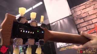 Gibson MINETune for ANY Guitar Check out  TronicalTune AutoTuner Robot  Winter NAMM 2014 [upl. by Epotimet]