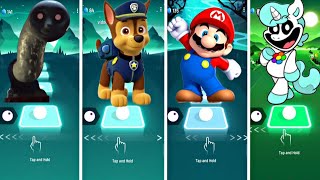 Spiderman vs Paw patrol vs Mario vs Crafty Corn Tiles Hop [upl. by Arteid803]