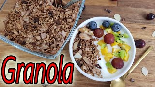 Knuspermüsli ganz einfach selber machen  5 Sorten Granola  Rezepte  VideoAnleitung [upl. by Eelamme]