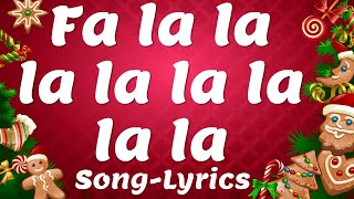 Falalalala song with Lyrics  Deck the Halls with Lyrics Christmas song  Carol song [upl. by Etty]