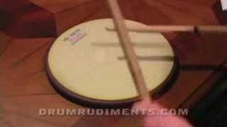 Drum Rudiments 10  Nine Stroke Roll  DrumRudimentscom [upl. by Puna788]