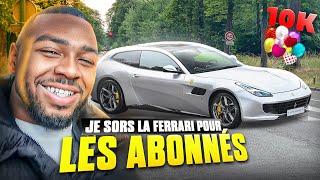 MARVVLOG 14  JE SORS LA FERRARI POUR LES ABONNÉS 🏎️ [upl. by Eatnoid]