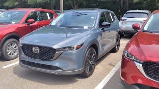 2023 Mazda CX5 Carbon Edition Polymetal Gray over Merlot Seats stkZ278615 [upl. by Gladwin]