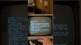 TRS80 Model 4 Bee Analyzer program I wrote inspired by the 1978 film Terror Out of the Sky [upl. by Trumann468]