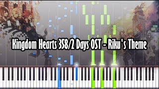 Kingdom Hearts 3582 Days OST  Rikus Theme  Piano Tutorial  Synthesia W Realistic Sound [upl. by Cassell]