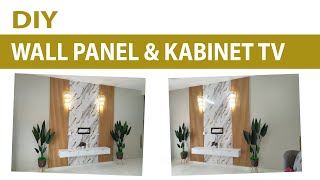 DIY wall panel amp kabinet TV [upl. by Elfstan]