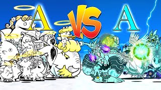 The Battle Cats  Angel VS Alien Bosses War [upl. by Ninazan]