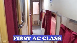 First Class AC HA1 Coach Interiors Madgaon Mumbai Mandovi [upl. by Maureen]