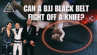 Knife attacker vs BJJ Black Belt [upl. by Delphina]