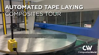 Automated Tape Laying  Tour of Victrex Composites Solutions [upl. by Herriott917]