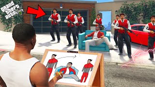 Franklin Uses Magical Painting To Become Gang Leader In Gta 5 [upl. by Wehner]