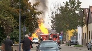 Gasexplosion in Ludwigshafen Ein Toter viele Verletzte [upl. by Etem309]