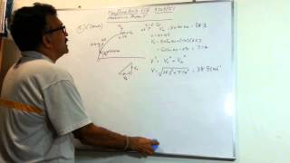 Mechanics Alevels M2 MayJune 2013 solution video [upl. by Whitcher]