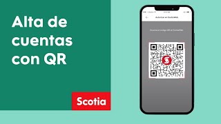 Da de alta tus cuentas en ScotiaWeb con Código QR  Scotiabank México [upl. by Labors741]