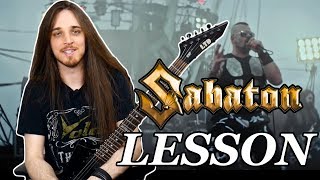 How To Play Bismarck by Sabaton  Guitar Solo Lesson [upl. by Hyde]