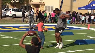 LA Rams Donate Football Field in Watts [upl. by Celinda351]