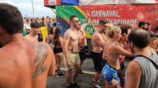 Leblon Beach Rio de Janeiro BRAZIL 🇧🇷 🎡 Rio Carnival 2023 [upl. by Netsrejk]