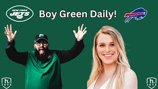 Boy Green Daily Bold Jets Bills Predictions Ahead of Gameday [upl. by Neile]