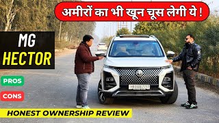 New MG Hector Facelift 2024  Ownership Review  MG Hector Pros And Cons [upl. by Bergerac]