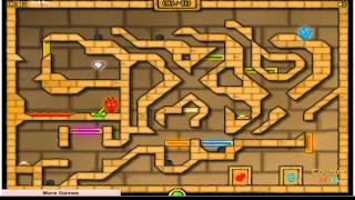 Lets Play Fireboy and Watergirl The light temple 007 Deutsch HD  Wir sehen ins in Teil 3 [upl. by Dyl249]