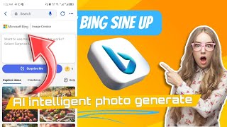 Microsoft Bing  Bing image Creator app Microsoft Bing sign upকিভাবে রেজিস্ট্রেশন করব [upl. by Nimzay]