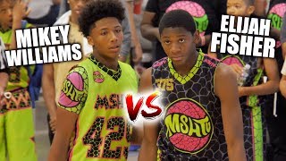 Mikey Williams amp Elijah Fisher ARE SOME DAWGS  Top 2 Players in the Country FACE OFF [upl. by Yatnoed]