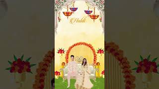 A Beautiful Islamic Wedding Invitation Video  Muslim Nikkah Invitation  Invito AI1131 [upl. by Lemal]