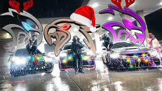 10 HELLCATS GO ON A POLICE CHASE ON CHRISTMAS ft SRT Len amp ShayV [upl. by Schubert]