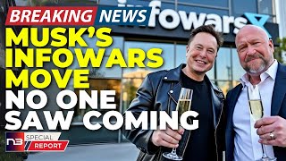 🚨BREAKING Elon Musk To Save Infowars In The Most Unexpected Move Yet And Could Be Jones’ Last Hope [upl. by Ramilahs769]