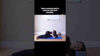 Shoulder Mobility Sleeper Stretch Internal Rotation [upl. by Deedahs]