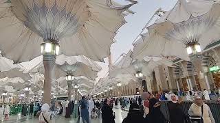 MasyaAlloh Terbukanya Payung Masjid Nabawi [upl. by Nnairol]