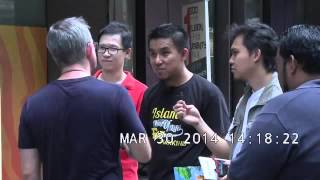 Street Dawah Malaysia  Australian Become Muslim After 1 Hour Conversation With Bro Firdaus Wong [upl. by Madaras254]