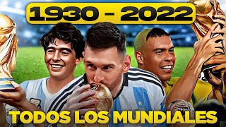 TODAS las FINALES del MUNDIAL 19302022 [upl. by Emanuela]