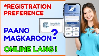 Paano Magkaroon ng Registration Preference for SSS Registration Online [upl. by Mariande]