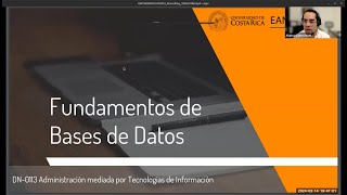 Introducción al curso y a las bases de datos [upl. by Brittany]