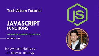 JavaScript Functions  Function declaration and expression Parameter vs argument  function return [upl. by Seldon]