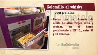 Receta solomillo al whisky con patatas [upl. by Anihtyc]