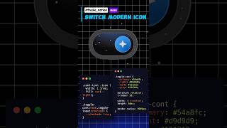switch modern icon css coding webdesign cssanimation switch [upl. by Uzial]