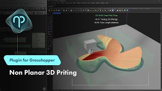 NonPlanaR3D Tutorial  Non Planar 3D printing algorithm for Grasshopper [upl. by Kafka]