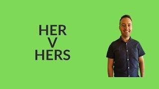 Her or Hers English Grammar lesson [upl. by Annayad]