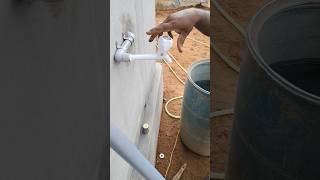 water tap installation  construction shortsfeed skills installation amazingshorts tips [upl. by Vassar]