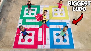 Playing Worlds Biggest Ludo Game  सबसे बड़ा लूडो गेम  Winner Will Get ₹100000 😱 [upl. by Dori668]