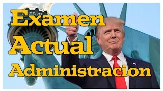 EXAMEN DE CIUDADANIA AMERICANA PREGUNTAS DE LA ENTREVISTA NUEVA ADMINISTRACION DE DONALD TRUMP [upl. by Ellenrad]