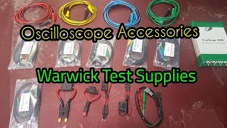 Oscilloscope Accessories Leads And Breakout Leads Warwick Test Supplies [upl. by Krusche513]